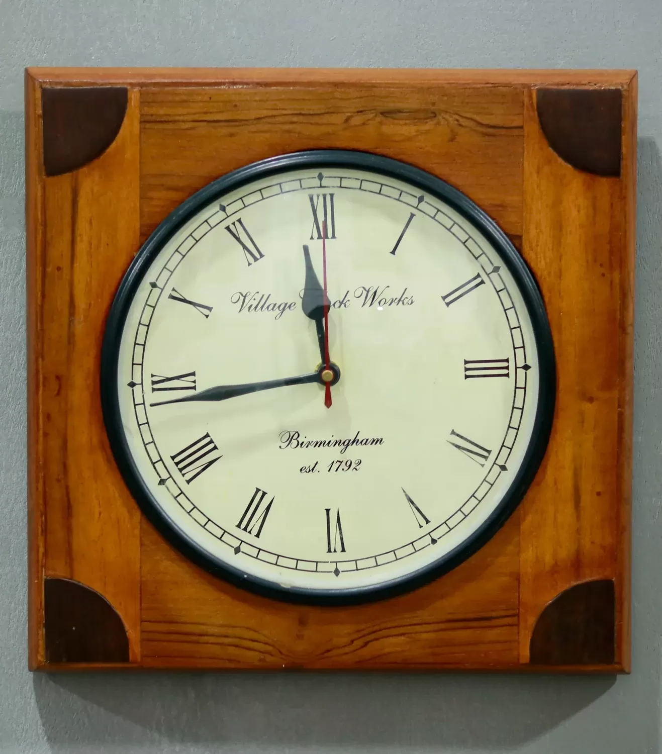 Wooden Wall Clock