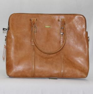 Tan Leather Ladies Satchel Handbags