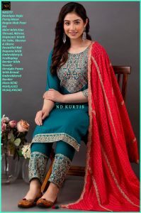 Embroidered Ladies Kurtis