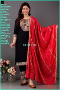 Ladies Kurtis with beautiful Dupatta