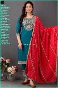 Ladies Kurtis Rama Green
