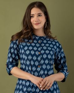 Ladies Pure Cotton Fabric Kurtis