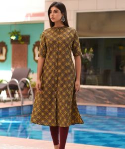 Cotton Flex Fabric Kurtis