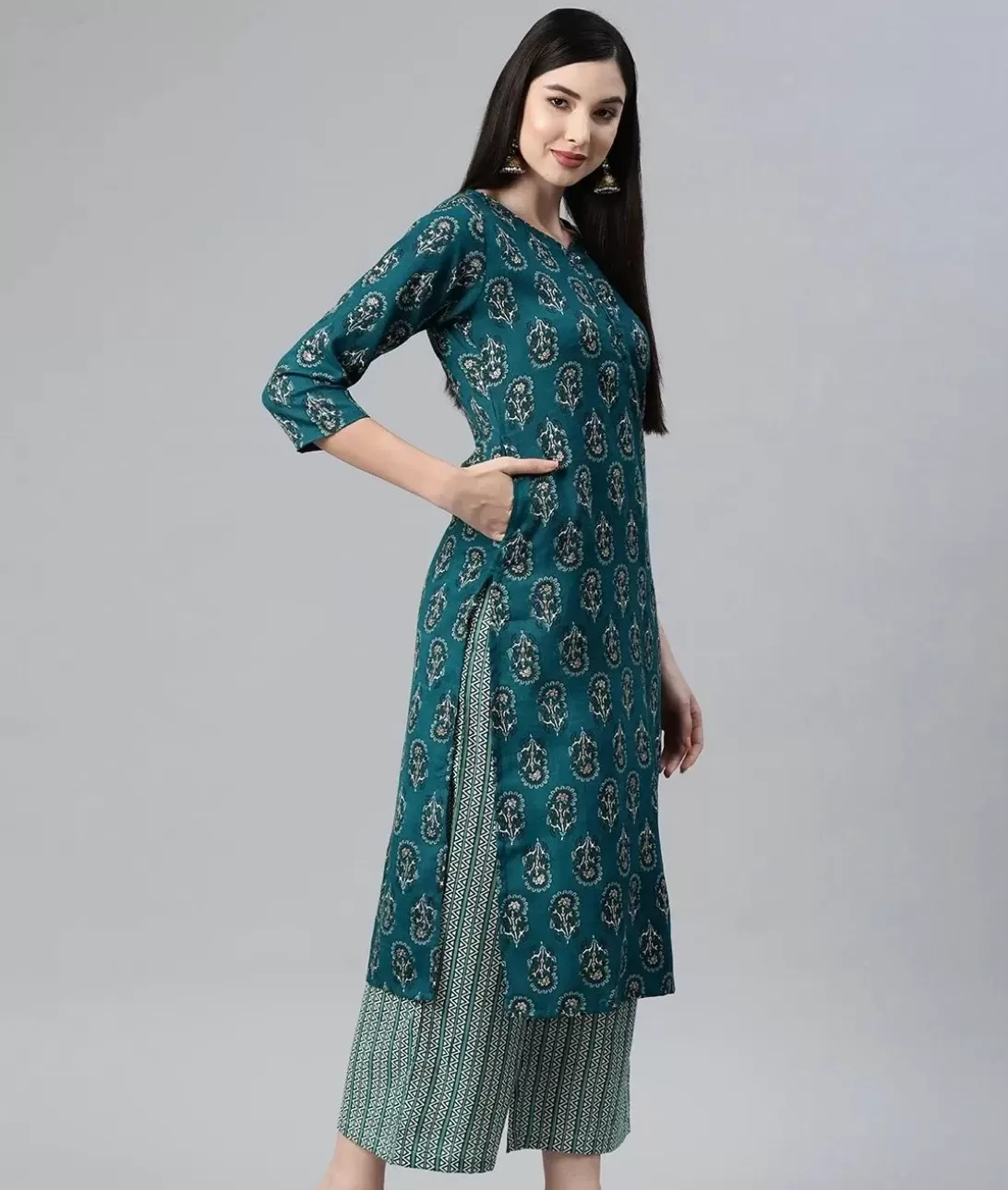 Straight 3 Piece Suit for Office/Daily Wear