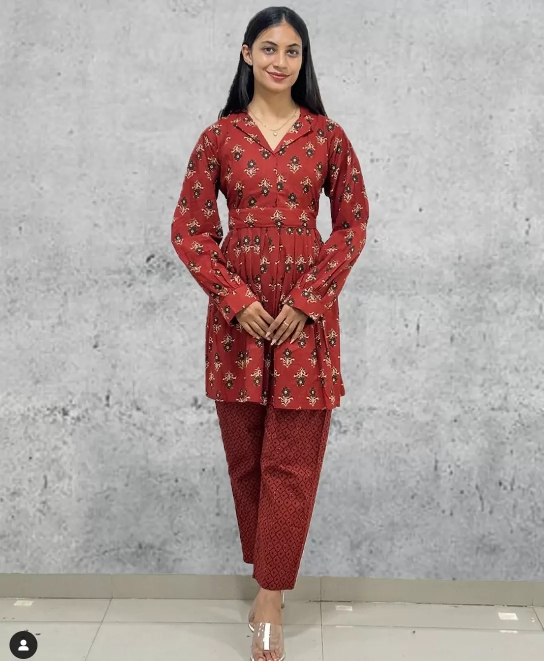 Chanderi Co-ord Set