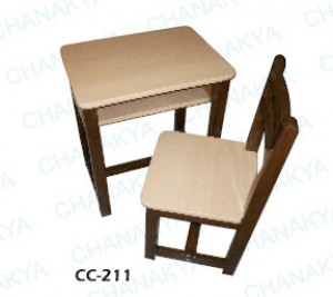 School Wooden Desk-Single Seater in 