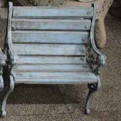 Distress Finish Garden Benches