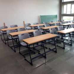 Modern Classroom Dual Desk and Chairs in Noida