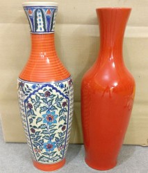 Blue Art Flower Vases Works