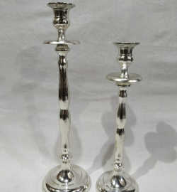 Aluminium Candle Stand with Silver Finish