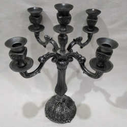 Aluminium 5 Flames Candle Holder
