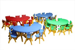 School Super Front Round Table and Chairs in Delhi