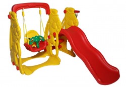 Playground Bunny Kids Slides & Swing Combo