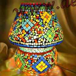 Handcrafted Glass Table Lamp